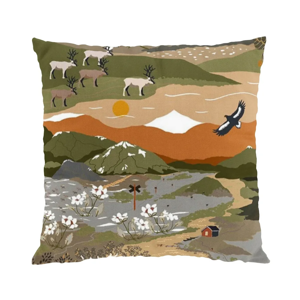 Fjällvandring putetrekk 47 x 47 cm v:917255