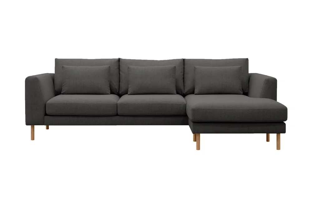 Florenz 3-seters Venstrevendt L-formet Sjeselongsofa i Stoff v:6639340