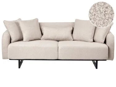Sofa 3-seter SVANEK Bouclé Beige v:8480530 Sofa 3-seter SVANEK Bouclé Beige v:8480530