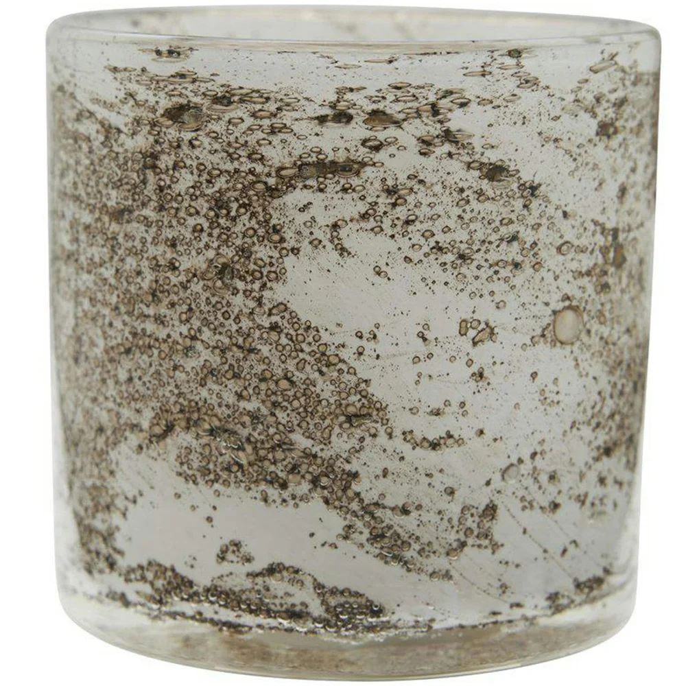 Ambra Lyslykte 8 cm, Hvit/Brun v:9755790 Ambra Lyslykte 8 cm, Hvit/Brun v:9755790
