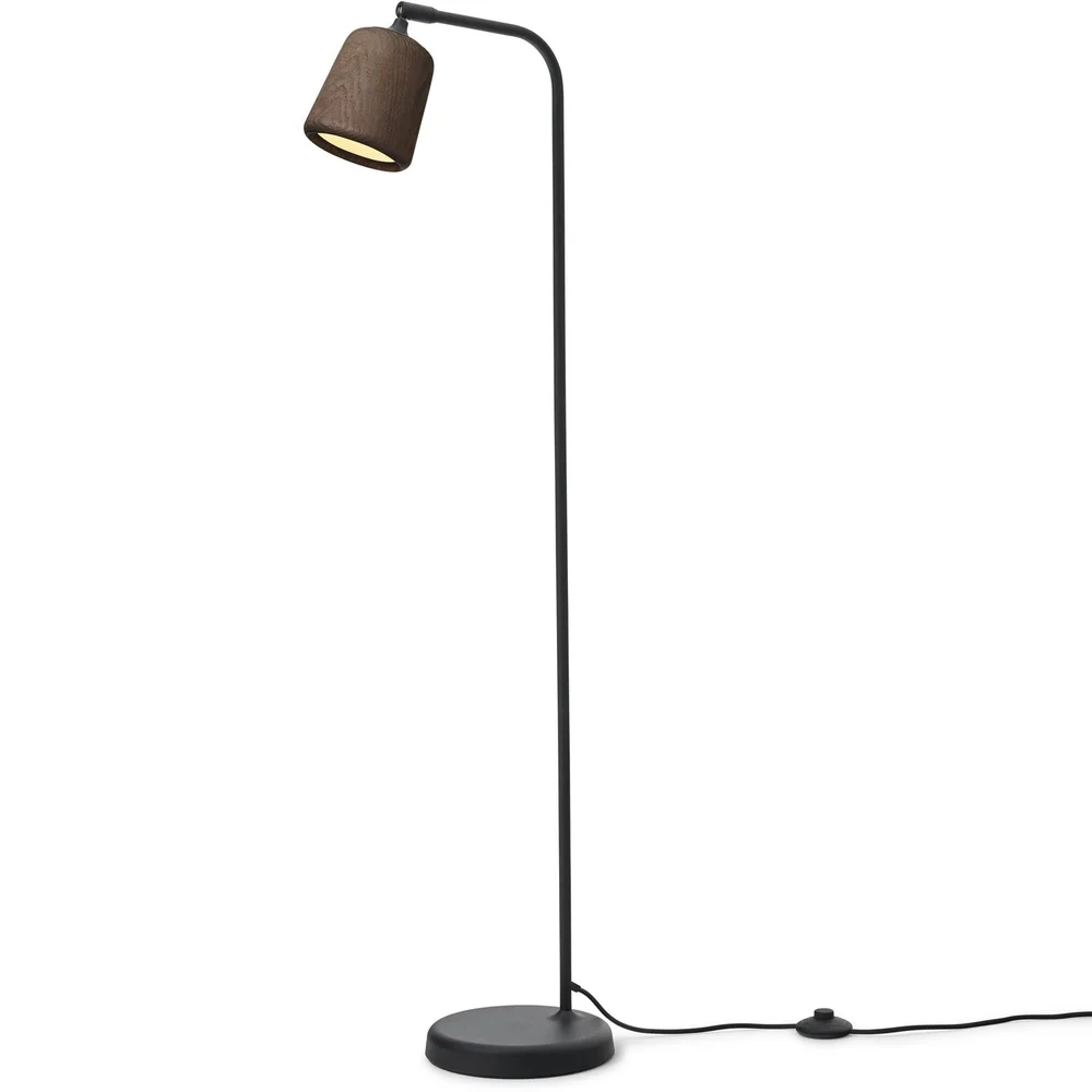 Material Gulvlampe, Røkt Eik v:3895177
