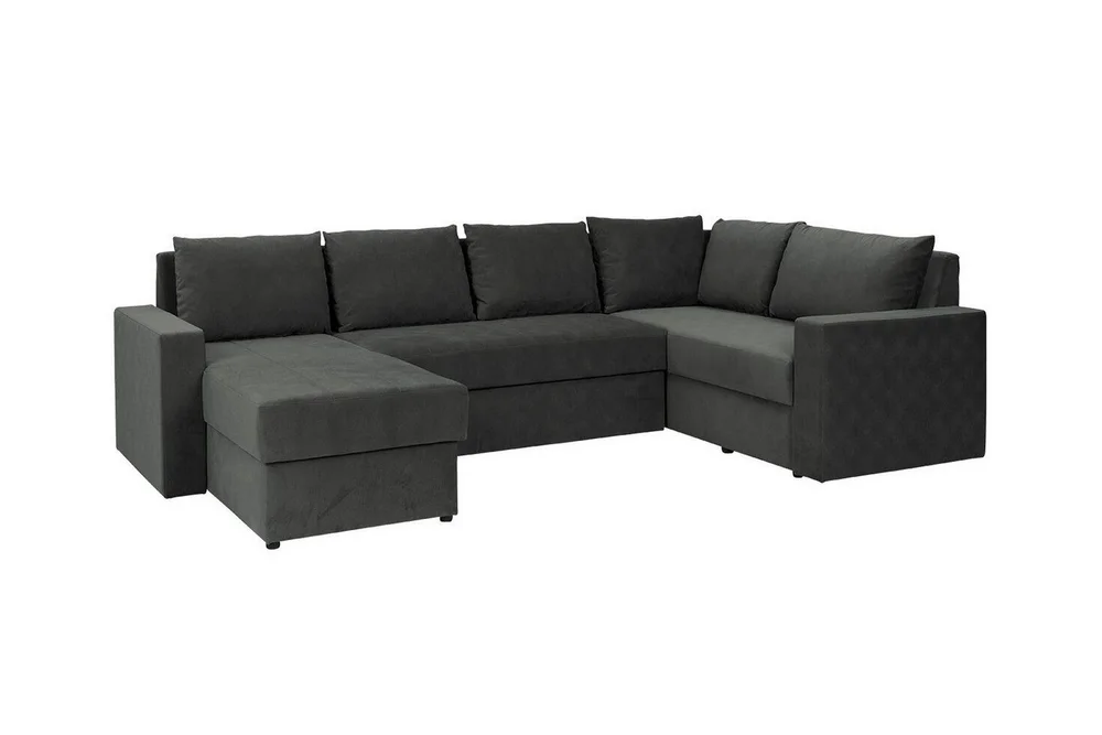 Staffin 4-sits Hörnbäddsoffa Dark grey v:4877043