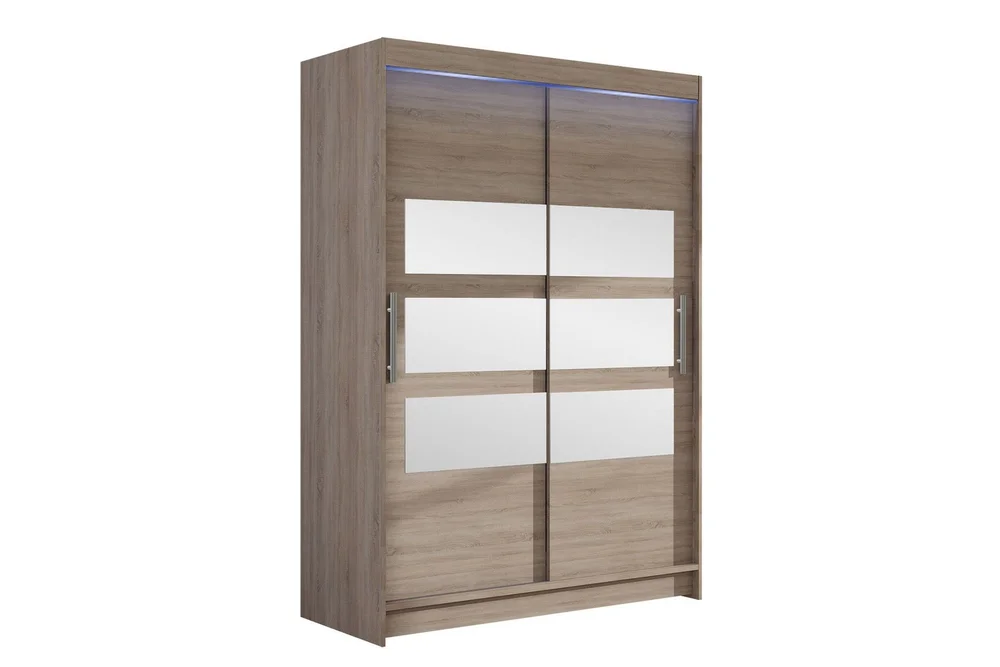 Estella Garderobe med Speil 120x200 cm v:5472446