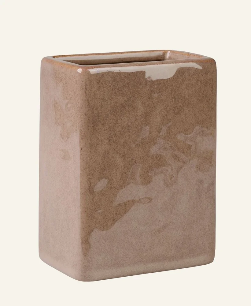 Tannbørsteholder brun – 7,2×7,2×11 cm v:4820155 Tannbørsteholder brun – 7,2×7,2×11 cm v:4820155