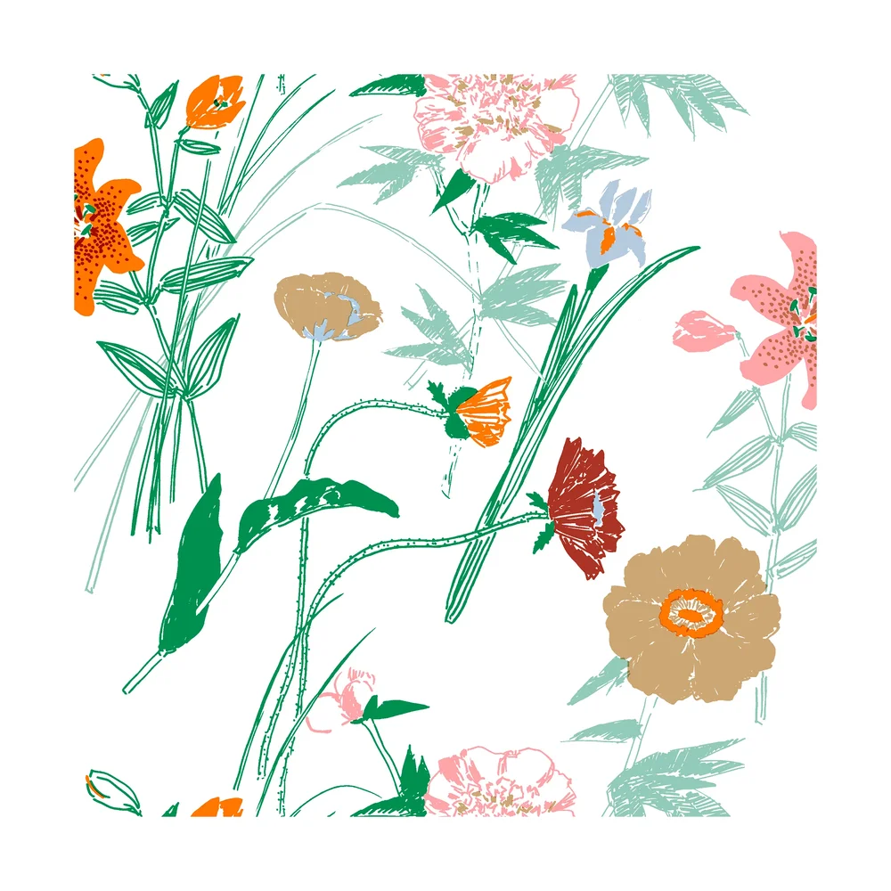 Puutarhakutsut serviett 33x33 cm 20-pk v:6588842