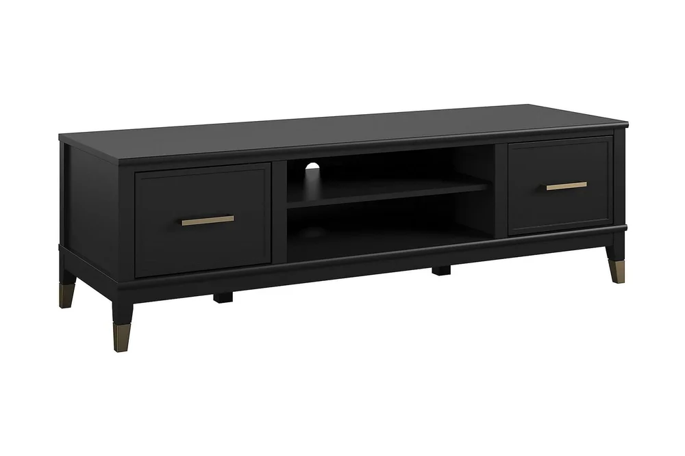 Westerleigh TV-benk 152x50 cm Svart v:9161182