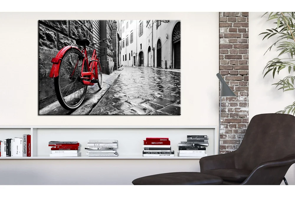 Tavle Vintage Red Bike 120X80 v:9404553