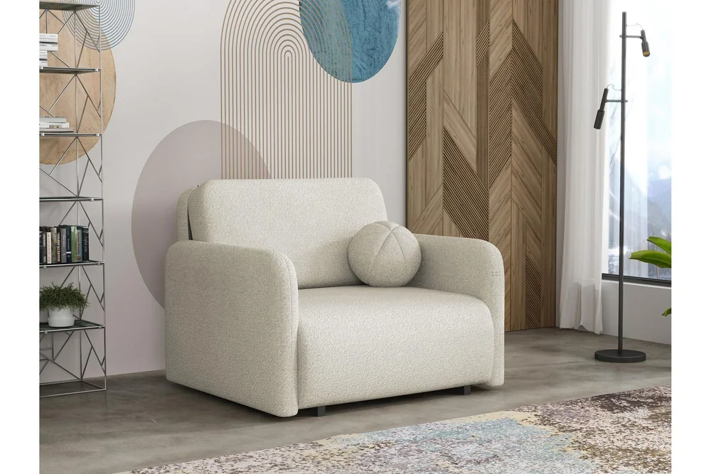 Ajmeri Sovesofa 2-seter i Bouclé v:5622294