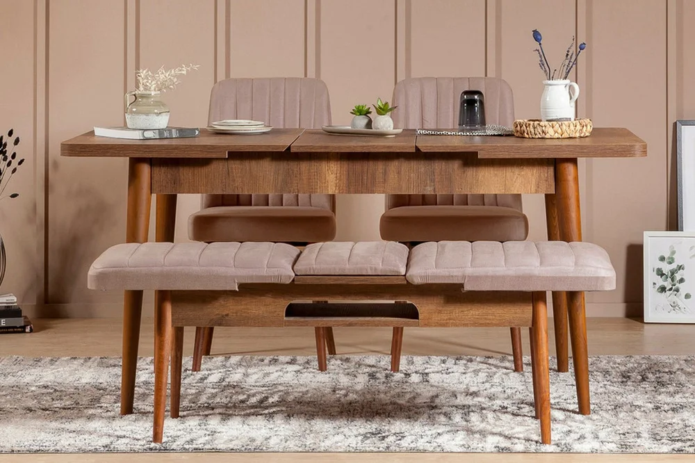 Valsot Forlengningsbar Spisegruppe 129 cm v:9616569