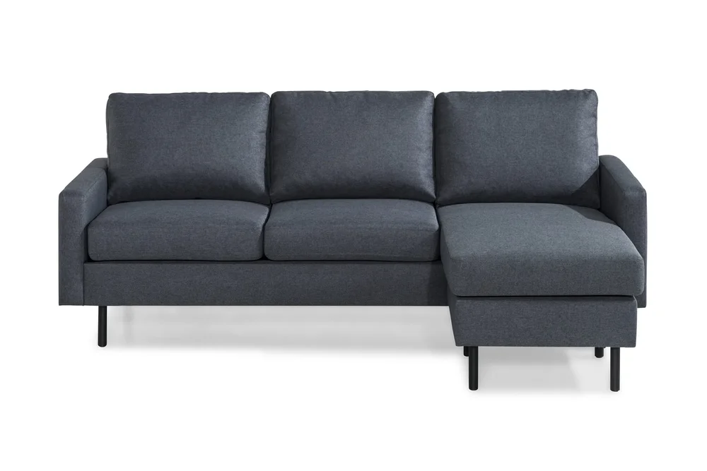 Peppe 3-seters Vendbar L-formet Divansofa i Stoff v:3817157