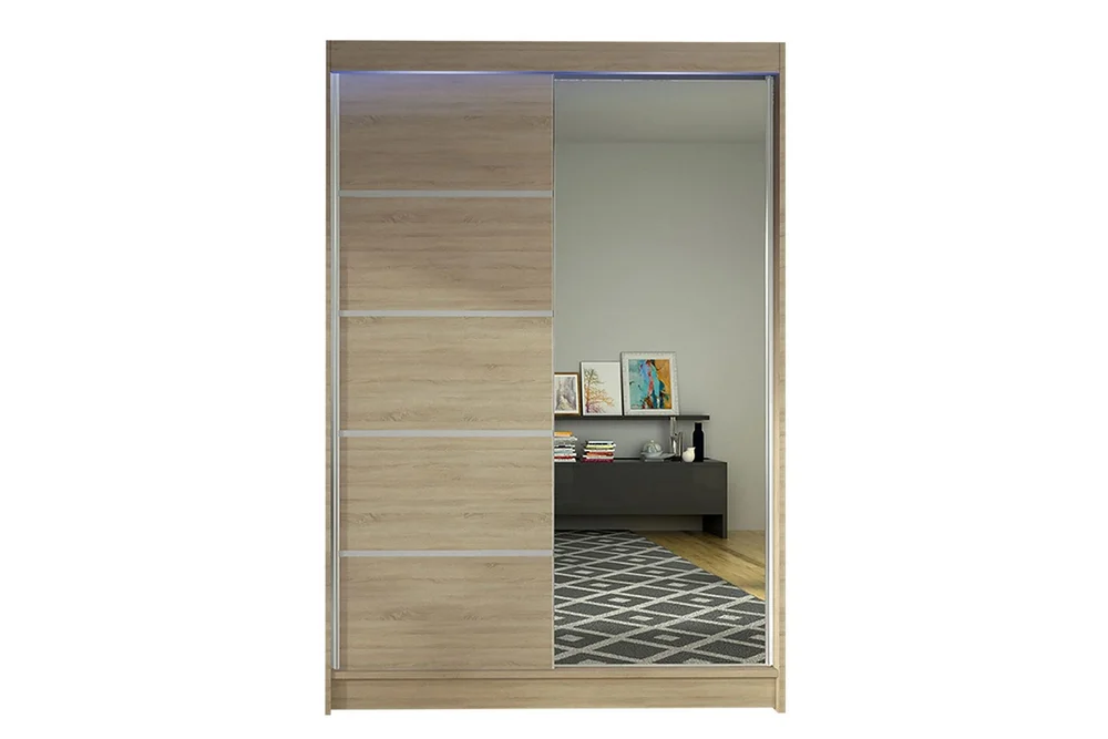 Liverpool Garderobe med Speil 120×200 cm v:2098425 Liverpool Garderobe med Speil 120×200 cm v:2098425