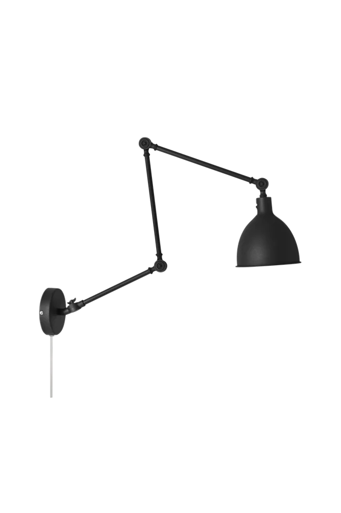 Vegglampe Bazar - Svart - Belysning | m v:5830402