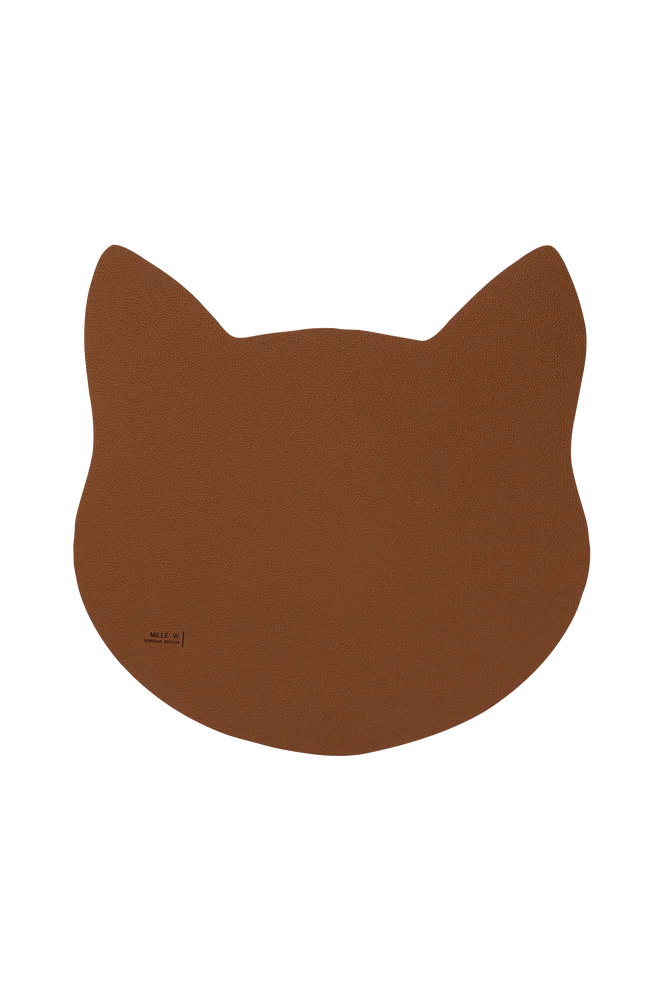 Glassbrikke katt L – Brun m v:4101355 Glassbrikke katt L – Brun m v:4101355