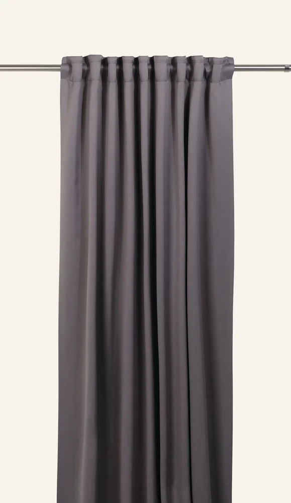 Lysdempende gardin koksgrå – 140×160 cm v:1392422