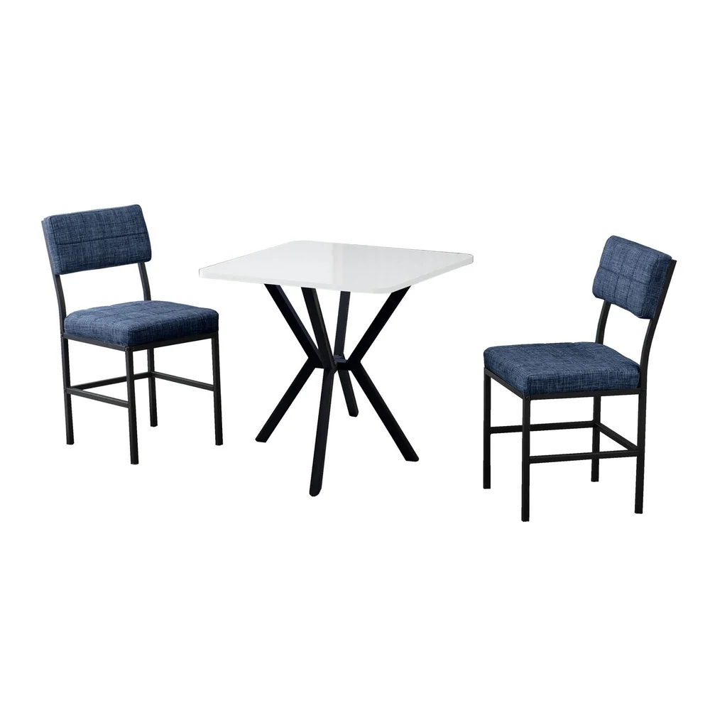 Stedum spisegruppe bord 70 cm + 2 stoler v:7405499