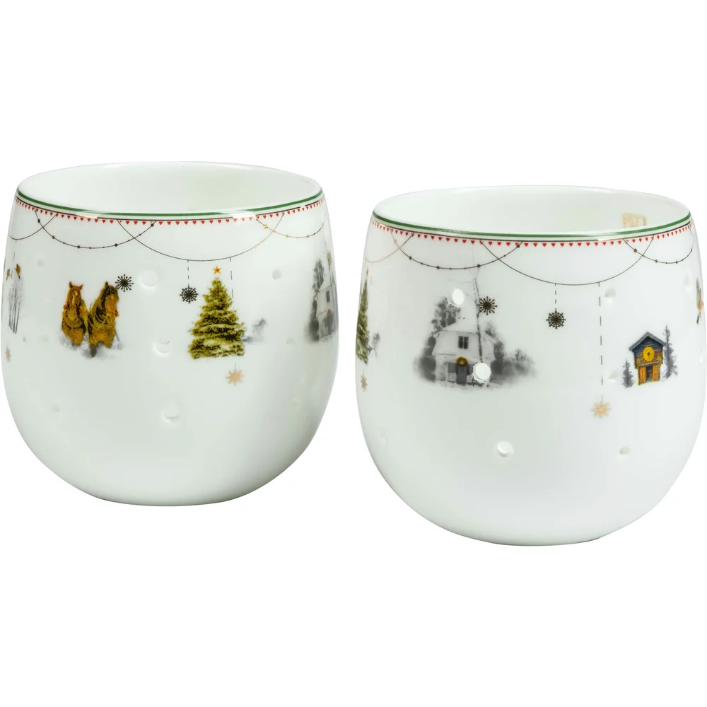 Julemorgen Lyslykte Story 2-pk v:3910462