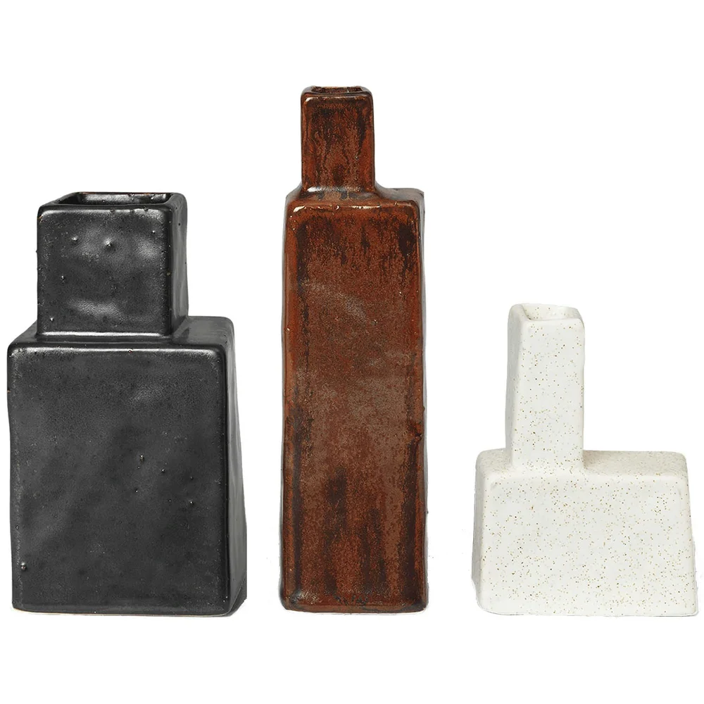 Koa Vase 3 Deler, Multi v:4992243
