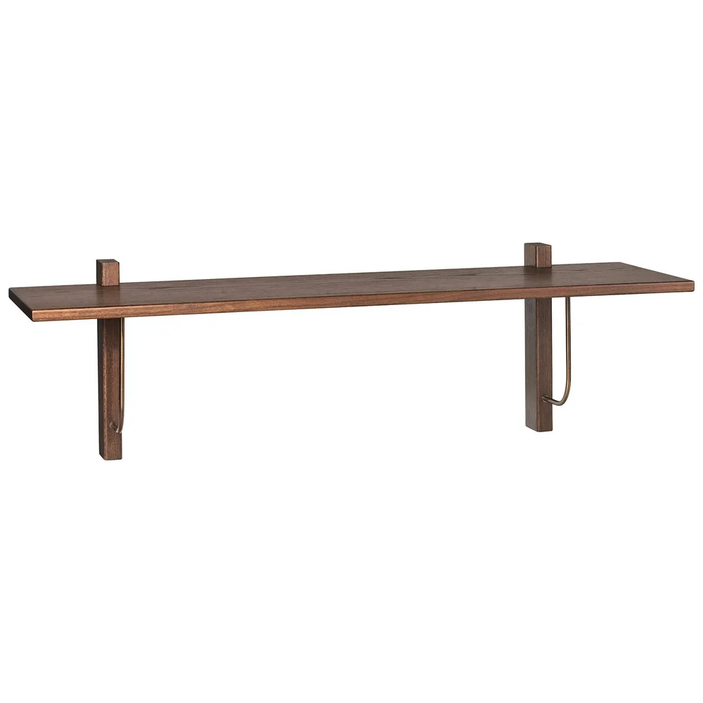 Corbel Vegghylle 100 cm, Mørkbeiset Eik v:5046230 Corbel Vegghylle 100 cm, Mørkbeiset Eik v:5046230