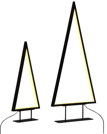 Juledekorasjon LED LOPPI 47/69 cm Juletre Svart v:3636299 Juledekorasjon LED LOPPI 47/69 cm Juletre Svart v:3636299