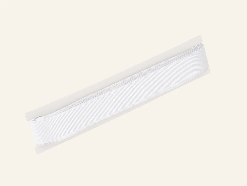 Bånd hvit – 1,6cm x 7m v:2729101