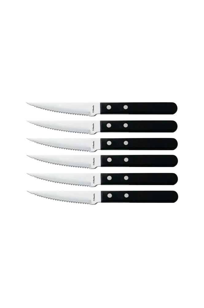 Grillkniv 6-pk – Svart – Kjøkken & husholdning | m v:5638519 Grillkniv 6-pk – Svart – Kjøkken & husholdning | m v:5638519