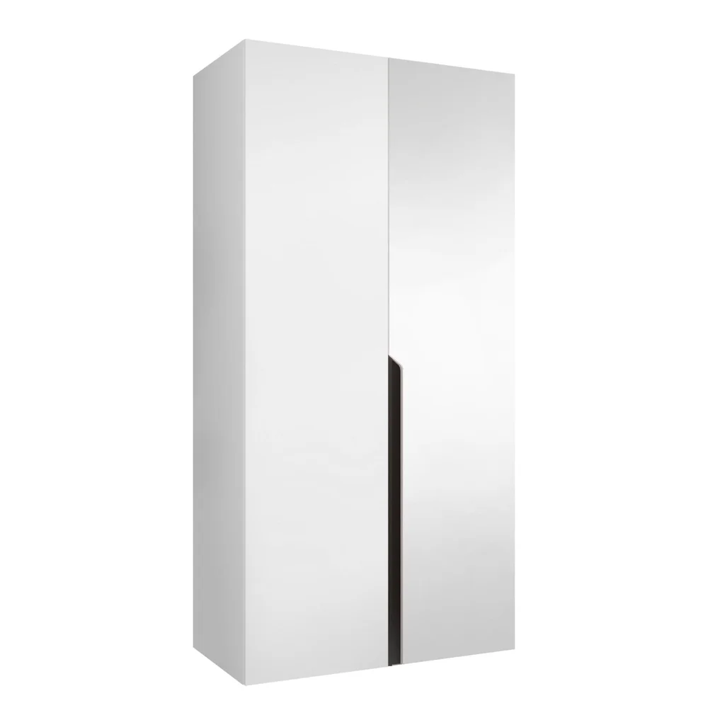 Milias Garderobeskap med speil 100x202 cm v:4180542
