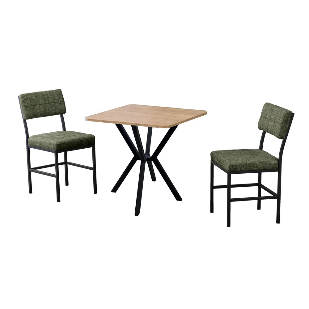 Stedum spisegruppe bord 70 cm + 2 stoler v:5215743