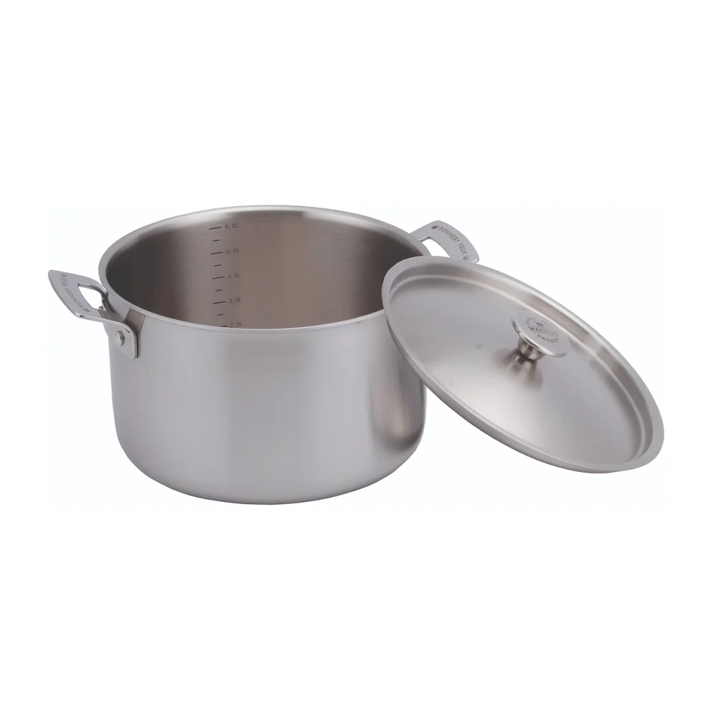 Inox gryte rustfri med lokk v:3759165 Inox gryte rustfri med lokk v:3759165