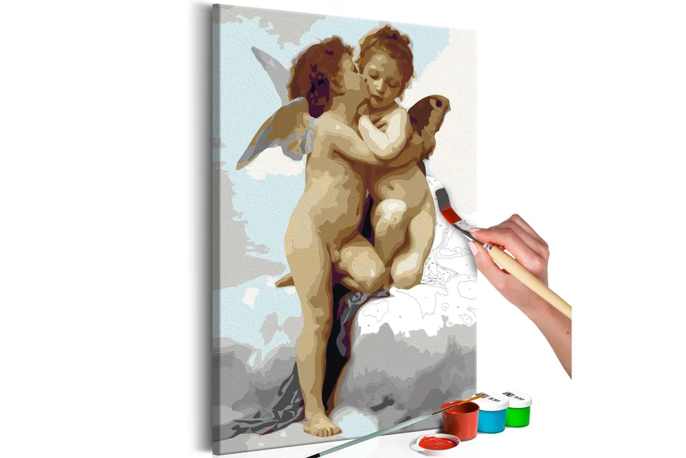 Gjør-det-selv Maleri Angels Love 40×60 cm v:2921088 Gjør-det-selv Maleri Angels Love 40×60 cm v:2921088