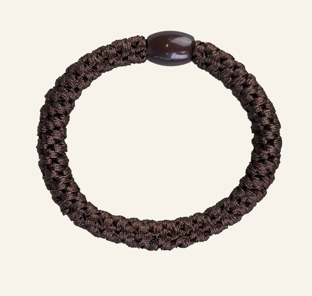 Hårstrikk mørk brun – 6,5×6,5 cm v:9303272