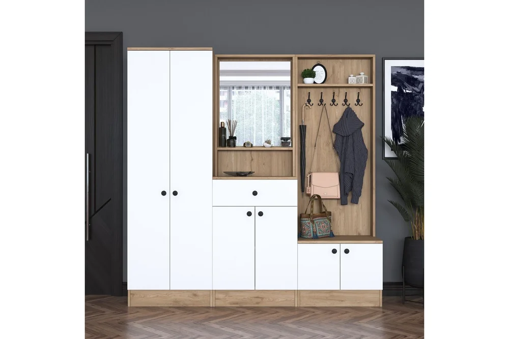 Hooda Gangmøbelsett Brun/Hvit v:6116813 Hooda Gangmøbelsett Brun/Hvit v:6116813