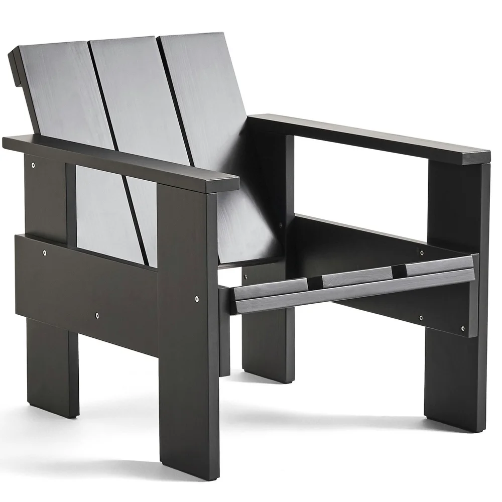 Crate Loungestol, Sort v:2719155
