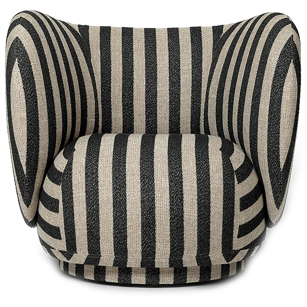 Rico Loungestol Louisiana, Sand / Sort v:6986601
