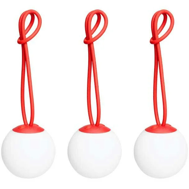 Bolleke Mini Bordlampe Bærbar 3-pk, Rød v:6222075 Bolleke Mini Bordlampe Bærbar 3-pk, Rød v:6222075