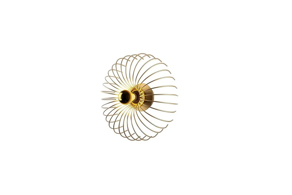 Vegg lampe Sadortel gull v:8529575