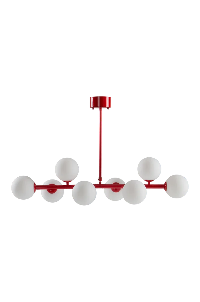 EKMAN taklampe – Rød – Belysning | m v:7359430 EKMAN taklampe – Rød – Belysning | m v:7359430