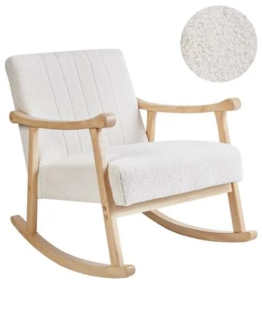 Gyngestol LEKNES Bouclé Off white v:7212494 Gyngestol LEKNES Bouclé Off white v:7212494