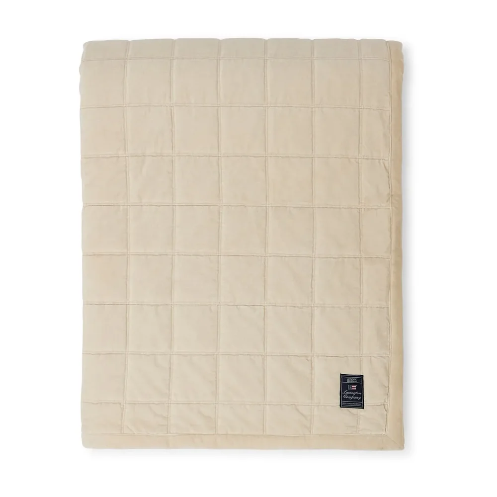 Cotton Velvet quiltet sengeteppe 160 x 240 cm v:7906703 Cotton Velvet quiltet sengeteppe 160 x 240 cm v:7906703