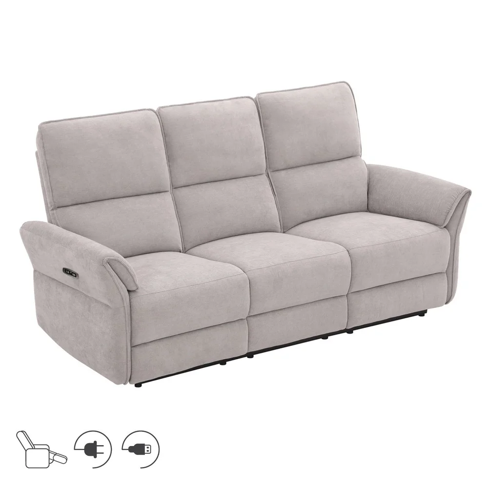 Reclinersofa Ravdal 3-seter med elektrisk mekanisme v:6674357 Reclinersofa Ravdal 3-seter med elektrisk mekanisme v:6674357