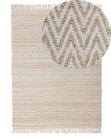 Teppe AFRIN Beige 140 x 200 cm Jute v:6864350 Teppe AFRIN Beige 140 x 200 cm Jute v:6864350