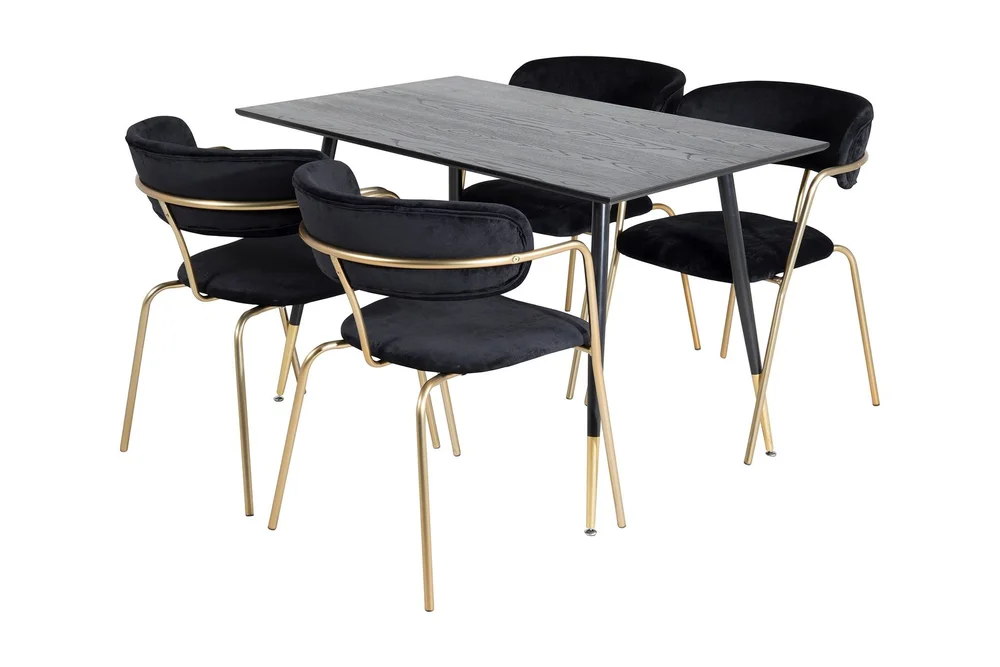 Balisa Spisegruppe 120 cm inkl. 4 Arcarazo Lenestoler v:3342483 Balisa Spisegruppe 120 cm inkl. 4 Arcarazo Lenestoler v:3342483