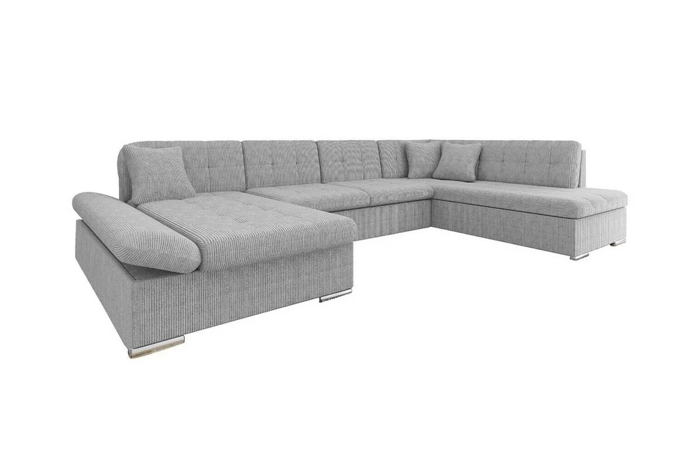 Zumar 4-sits Hörnbäddsoffa Ljusgrå v:9635592