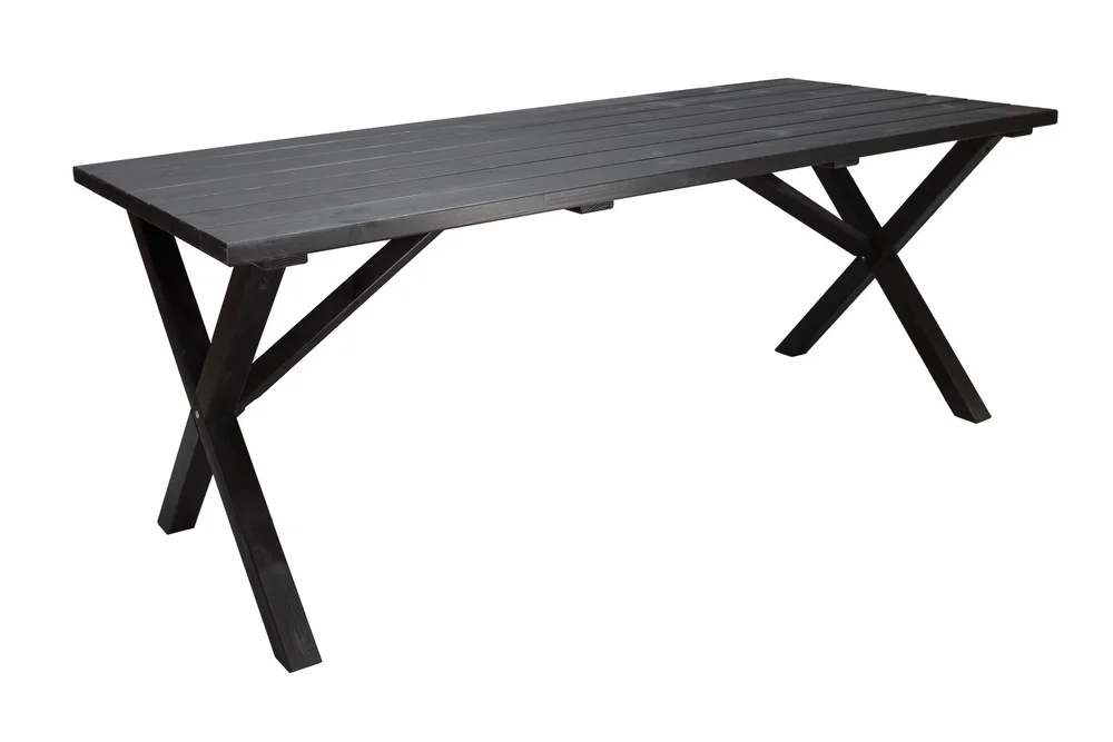 Scottsdale Spisebord 190 cm Svart v:7167911