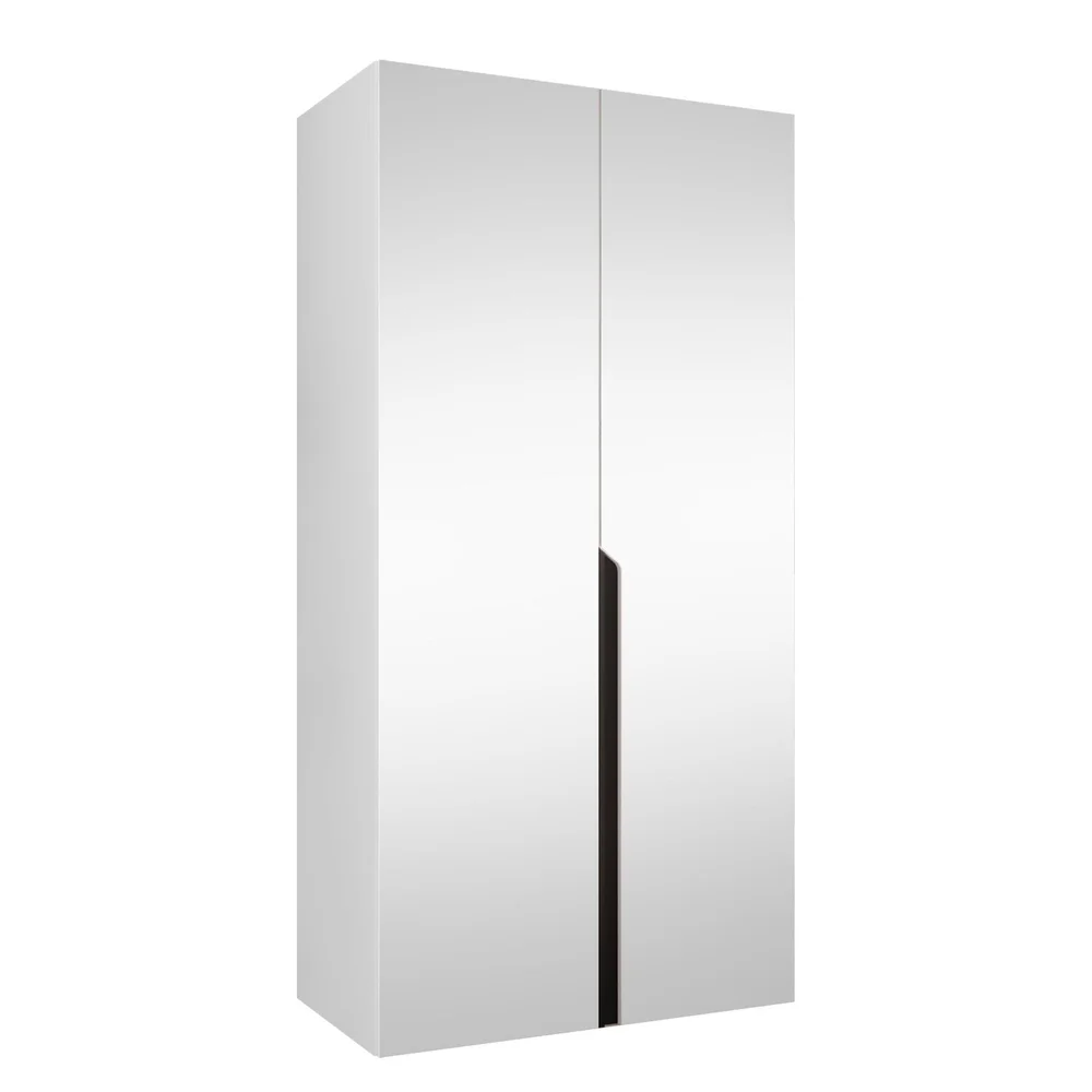 Milias Garderobeskap med speil 100x202 cm v:7527420