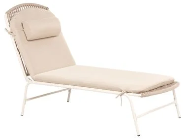 Solseng med pute SEZZE Metall Lys beige v:9834425 Solseng med pute SEZZE Metall Lys beige v:9834425