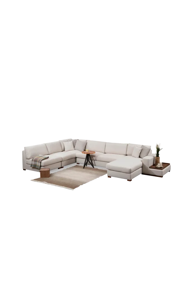 Hjørnesofa Loop 9 - Beige m v:2485632