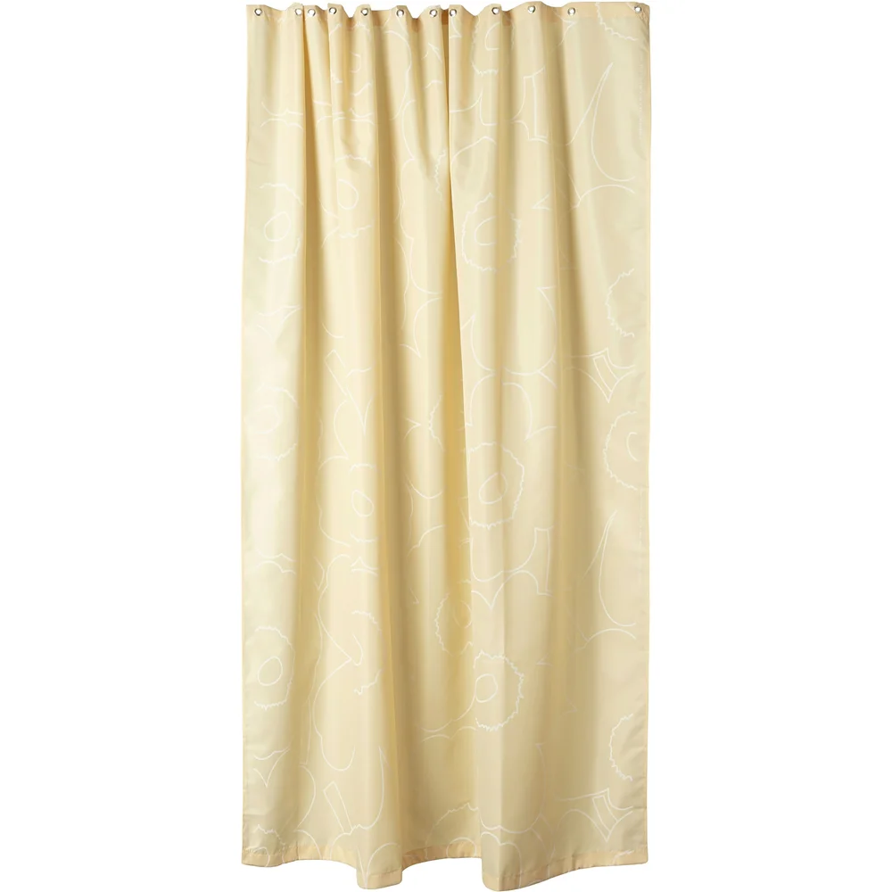 Piirto Unikko Dusjforheng, Straw / Off-white v:6867184
