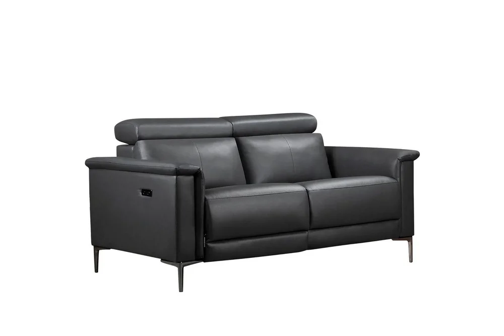 Sofa 2-seter Lund Grå, PU, Elektrisk recliner v:5001511 Sofa 2-seter Lund Grå, PU, Elektrisk recliner v:5001511