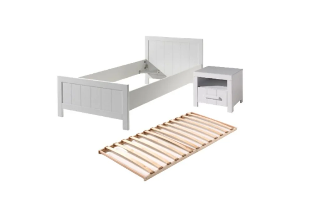 Seng med ribbebunn nattbord Erik v:2182421 Seng med ribbebunn nattbord Erik v:2182421