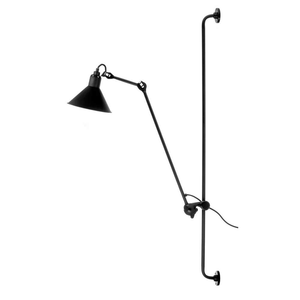 Lampe Gras N°214 Vegglampe, Svart v:462844